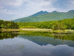 Goko Lakes in Shiretoko, Hokkaido, Japan.