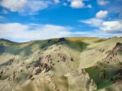 The Altai Mountains in Mongolia.