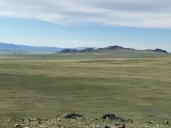 The vast plains of the Margaz Mountains, Mongolia.
