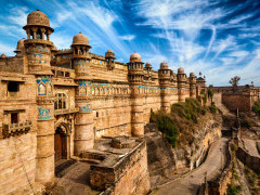 Gwalior Fort in India