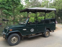 4x4 vehicle in Nagarhole National Park, India