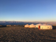 Ger camp in Khovd, Mongolia.