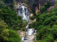 Ravana Ella waterfall in Sri Lanka