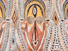 Apangi Spirit House in Sepik, Papua New Guinea.