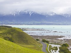 Kaikoura Road in New Zealand