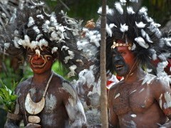 Tribe in Niugini, Karawari, Papua New Guinea