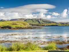 Scenery of Canna in Scotland