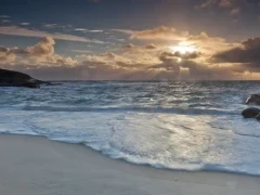 Vattersay beach in Scotland