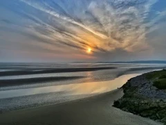 Morecambe Bay in Lancashire