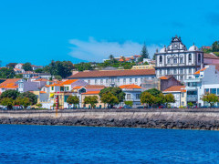 Horta on Faial Island in the Azores