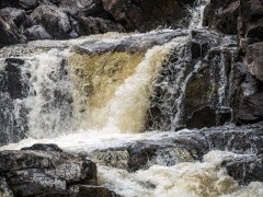 Waterfall in Inverkirkaig, Scotland