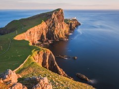 Neist Point lighthouse on the Isle of Skye, Scotland