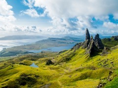 Old Man of Storr on the Isle of Skye in Scotland