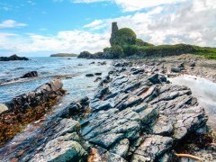 Rock layers at intertidal zone on Islay, Scotland