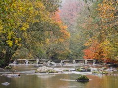 Tarr Steps in Exmoor National Park, UK