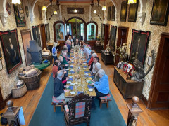 Baronial Hall at the Aigas Estate, Scotland.