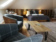 Bedroom at Worth House Hotel in Somerset