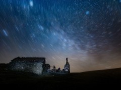 Astrophotography in Elan Valley, Wales.