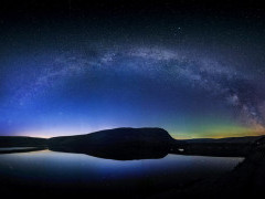 Astrophotography in Elan Valley, Wales.