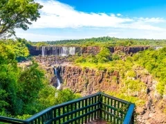 Viewpoint at Iguaçu Falls in Brazil