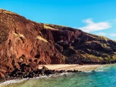 Ovahe Beach in Easter Island, Chile