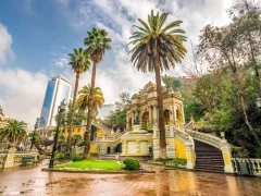Cerro de Santa Lucia in Santiago, Chile