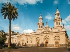 Metropolitan cathedral in Santiago, Chile