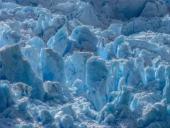 An ice field in Patagonia, Chile.