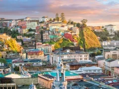 Buildings in Valparaiso, Chile