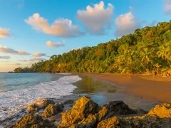 Beach in Corcovado National Park, Costa Rica