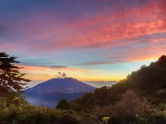 Sunset over Turrialba Volcano, Costa Rica