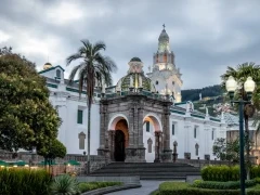 Plaza Grande & Metropolitan Cathedral in Quito Old Town, Ecuador