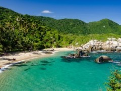 Beach in Tayrona National Park, Colombia