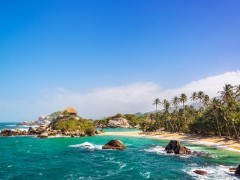 San Juan del Guiain, Tayrona National Park in Colombia