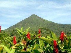 Arenal volcano in Costa Rica