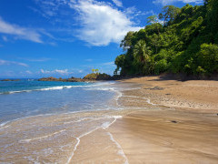 Beach in Isla del Cano, Costa Rica