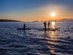 Stand-up paddleboarding in Costa Rica