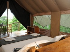 A tent at Galapagos Safari Camp in the Galapagos Islands