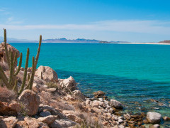 Isla Espiritu Santo in Sea of Cortez, Mexico