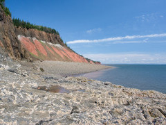 Scenery in Bay of Fundy, Canada