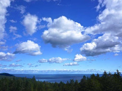 Scenery in the Bay of Fundy, Canada