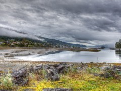 Coastal view of Haida Gwaii, Canada