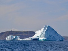 Iceberg in St John's Harbour, Newfoundland, Canada