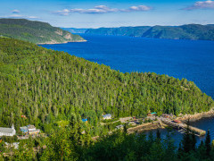 Sainte Rose du Nord in Saguenay Fjord National Park, Quebec, Canada