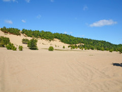 Sand dunes in Saguenay Fjord National Park, Quebec, Canada