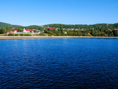 Bay in Tadoussac, Quebec, Canada