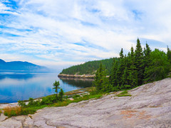 Scenery in Tadoussac, Quebec, Canada