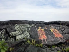 Folklore rock art in Hawaii