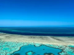 View of the Great Barrier Reef, Australia