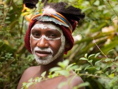 A member of the Tufi Tribe in Papua New Guinea.